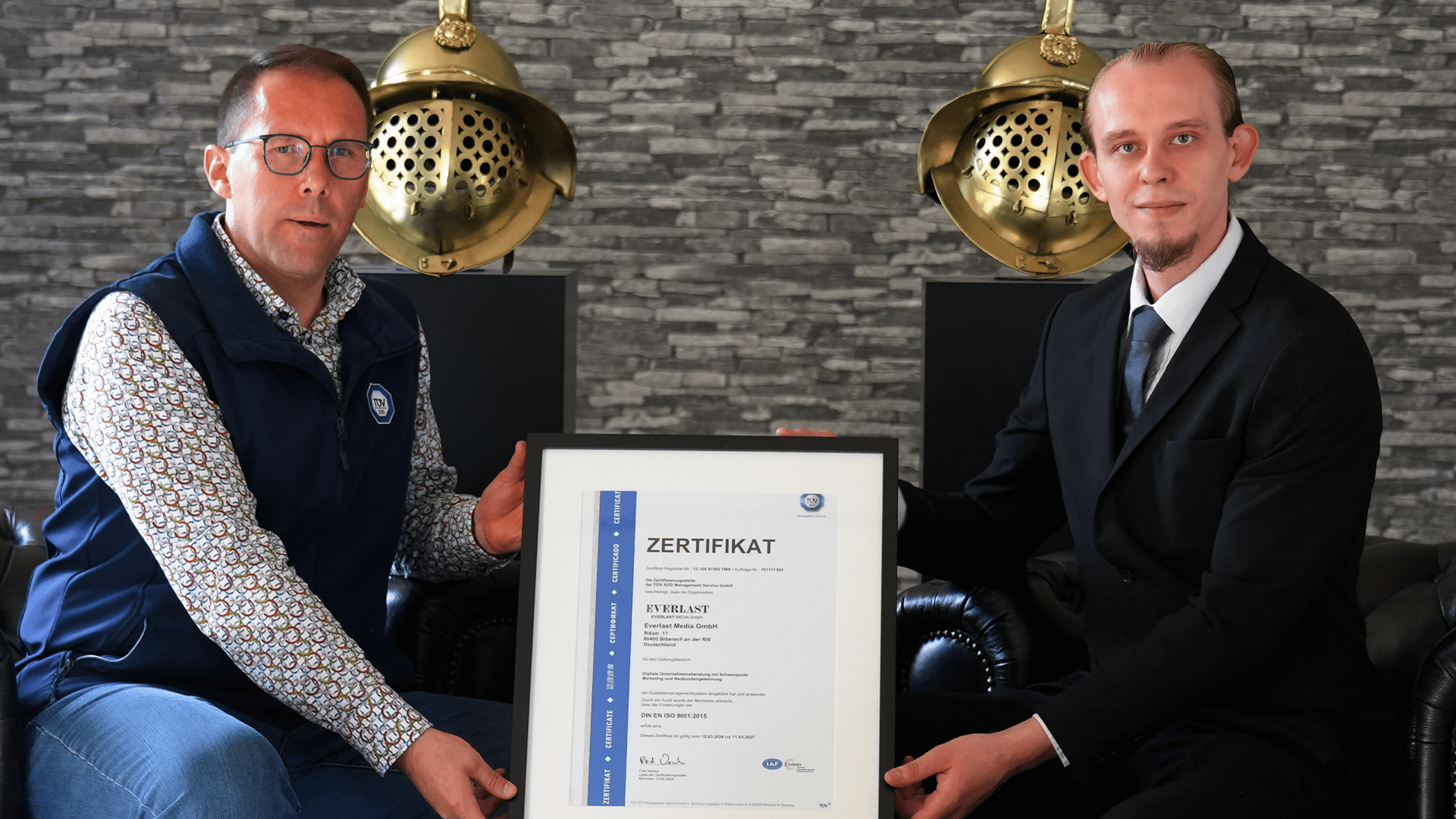 Everlast Media GmbH ist ab sofort TÜV ISO 9001 zertifiziert